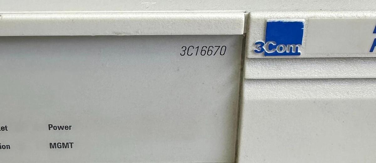 Used 3COM 3C16670 LinkBuilder FMS II 12-PORT ETHERNET HUB SUPERSTACK BASELINE