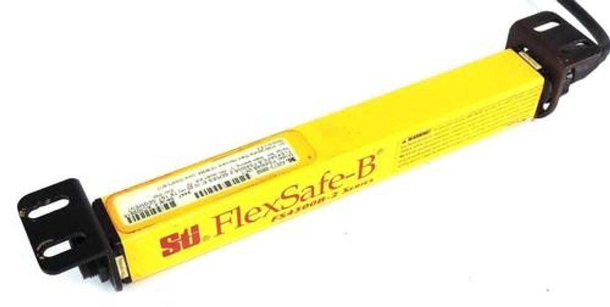 Used STI FLEXSAFE B FS4300B-2 8" LIGHT CURTAIN TRANSMITTER FS4308B-2X-1 42673-0080