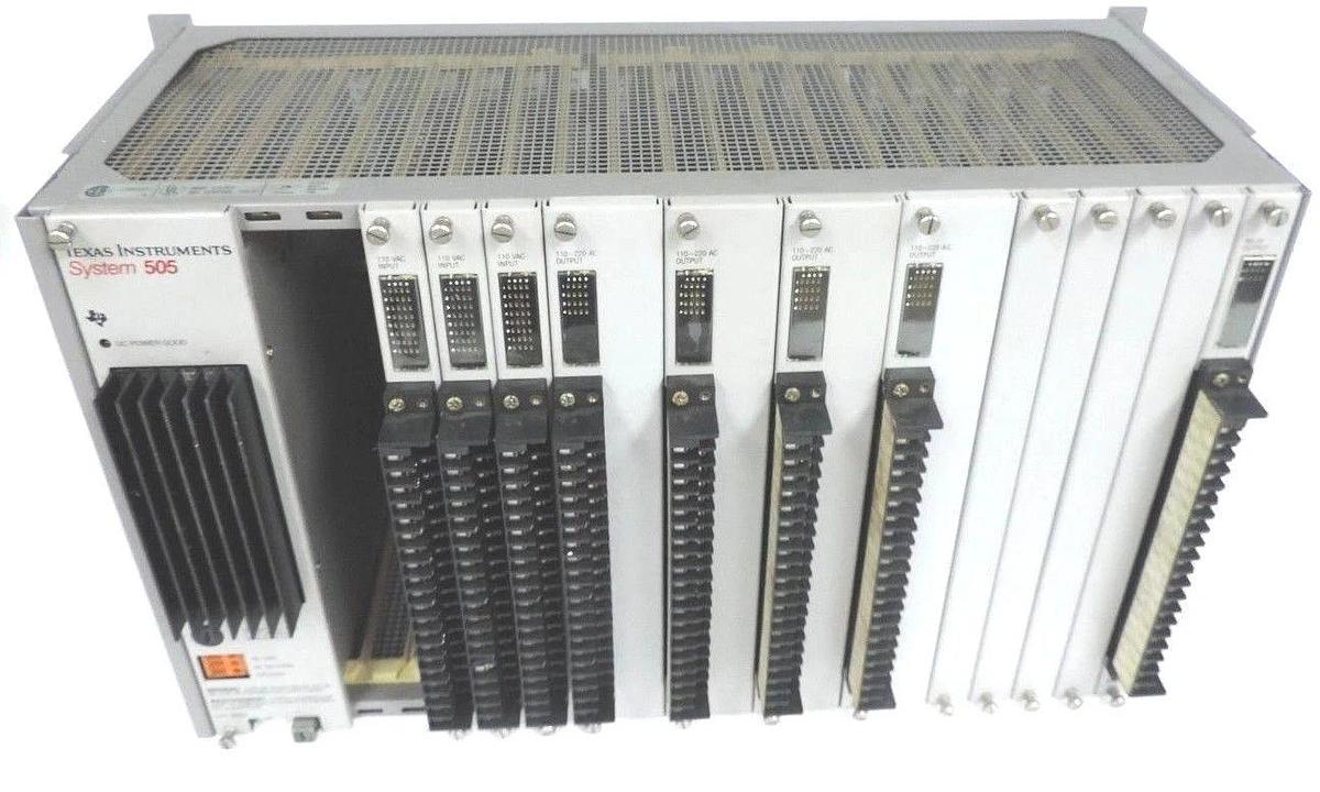 Used SIEMENS 505-6516 SLOT RACK 505-6660 POWER SUPPLY 505-4232 , 505-4816 , 505-4908