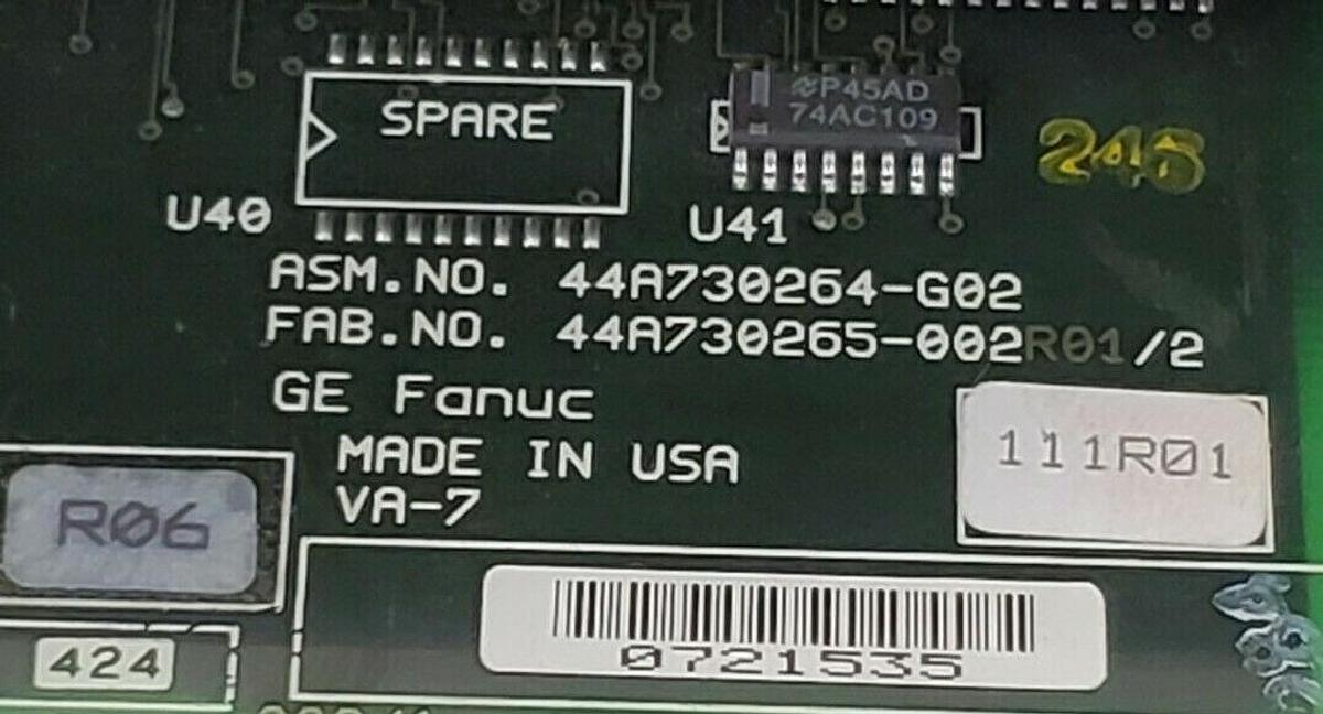 Used GE FANUC IC693CMM311G COMMUNICATIONS CONTROL MODULE (DAMAGED COVER)