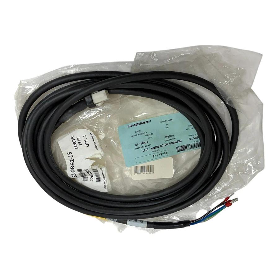 Nidec XTMDS-015 Prewired Motor Power Cable 15 FT New Surplus