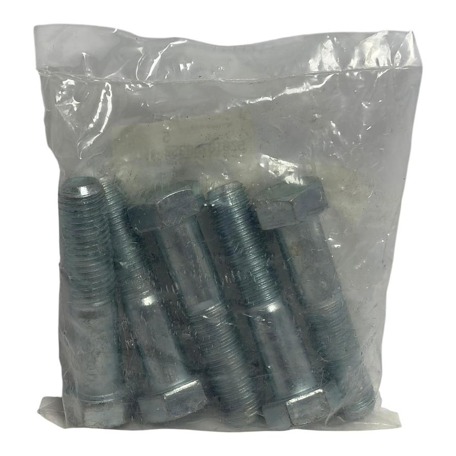 Atlantic Fasteners 3/4-10 x 3-1/2 Hex Cap Bolt Grade 5 Zinc Sealed Pack of 5