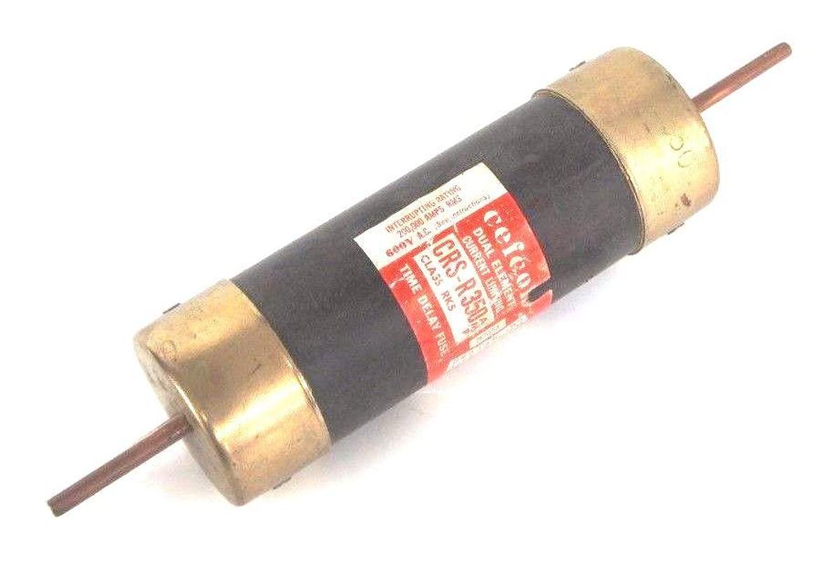 NEW CEFCO CRS-R350 CLASS RK5 DUAL ELEMENT TIME DELAY FUSE 350AMP