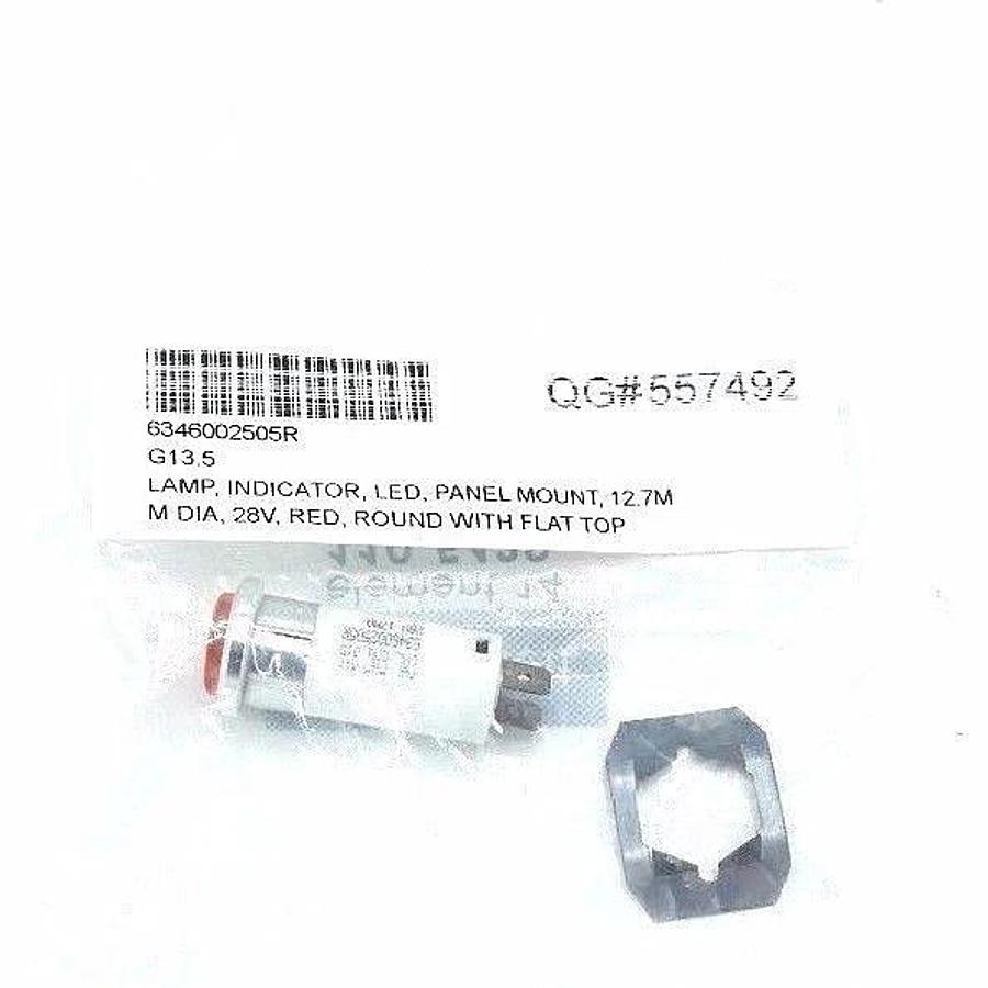 Used LOT OF 5 NEW FARNELL 110-5439 ELEMENT 14 INDICATOR LED RED 28V 17MA, 1105439