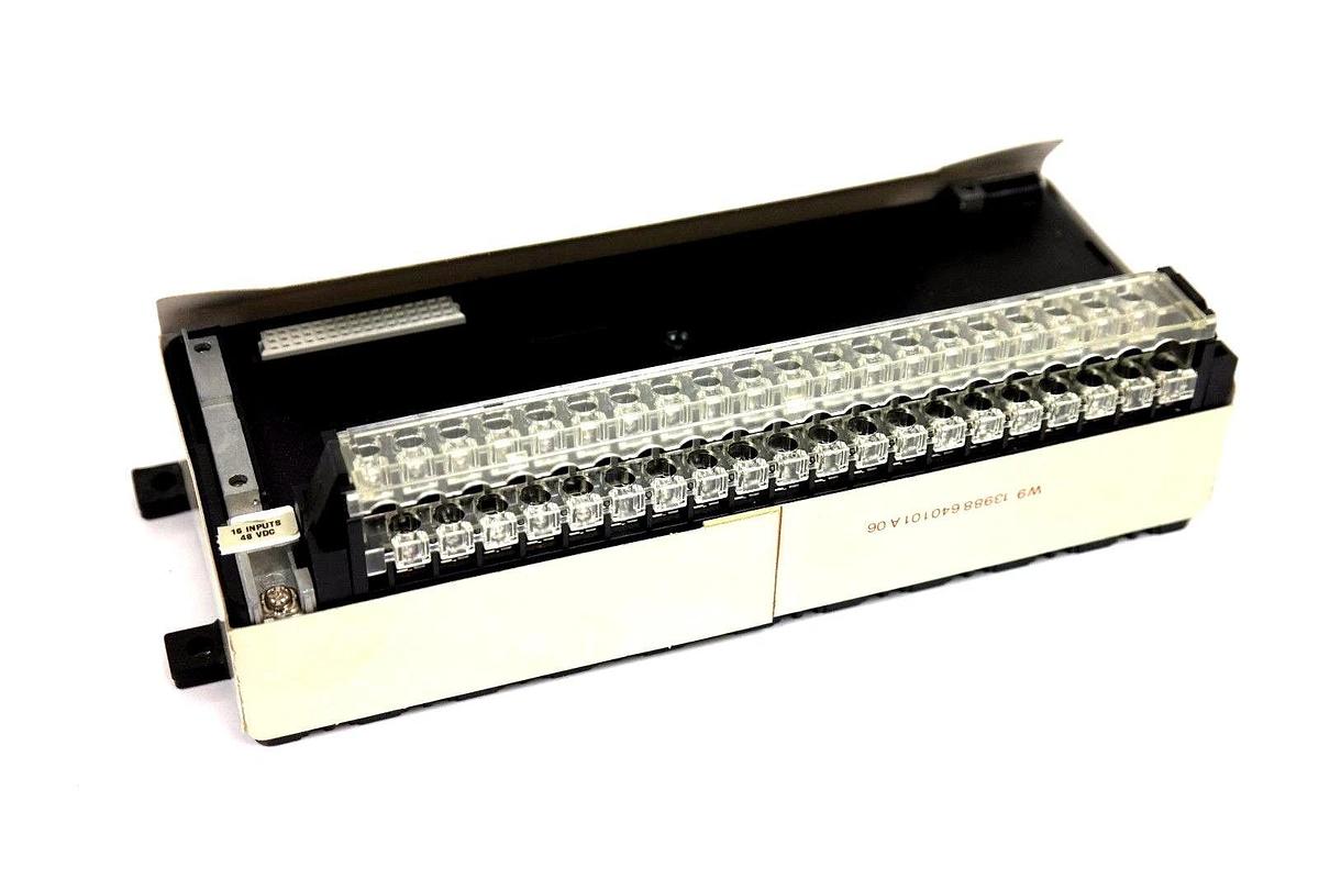Used NIB SCHNEIDER AUTOMATION TBXDES1633 INPUT TBX7 SOCK. 16I 48VDC TBX-DES-1633