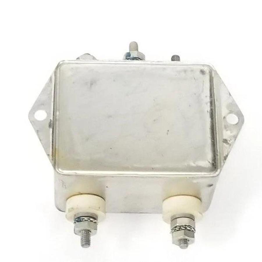 Used SPRAGUE ELECTRIC CO. 20JX5206A LOAD INTERFERENCE FILTER 2X20A 350VAC 50-60HZ