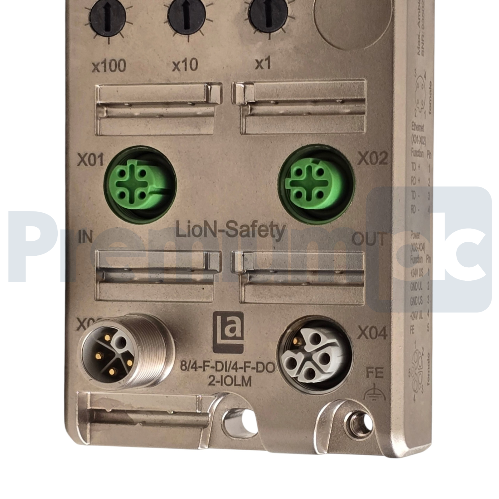 Used Lumberg 0980 SSL 3131-121-007D-202 EtherNet/IP | CIP Safety I/O Module 935023001