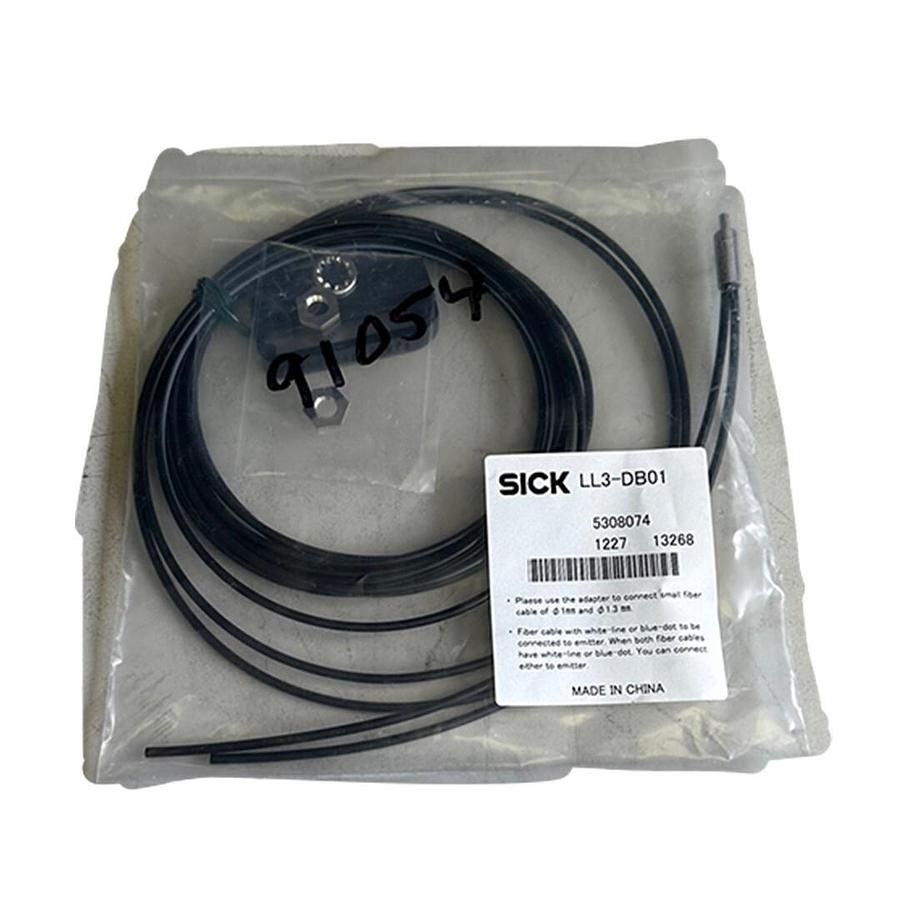 Used NEW SICK LL3-DB01 / LL3DB01 PLASTIC FIBER-OPTIC SENSOR 5308074 2M