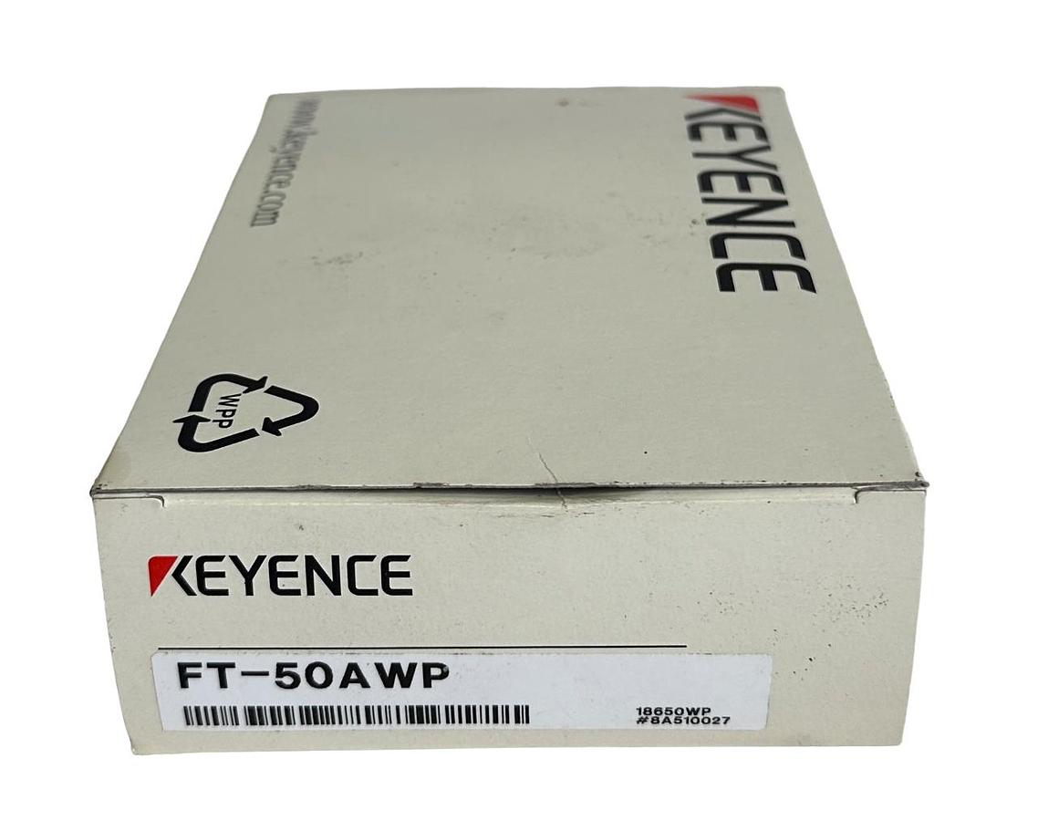 Used NEW KEYENCE FT-50AWP / FT50AWP MULTI-FUNCTION TEMPERATURE SENSOR 12-24Vdc LED