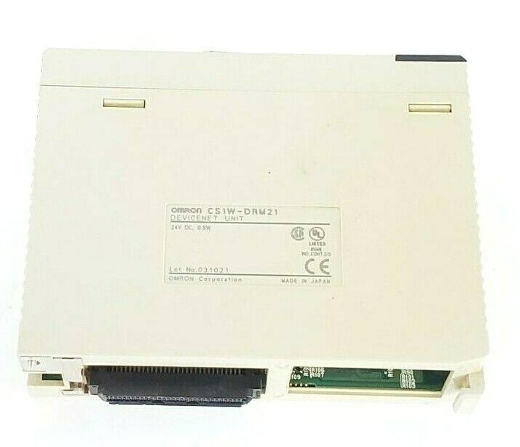 Used OMRON CS1W-DRM21 DEVICENET UNIT 24V DC, 0.5W, CS1WDRM21
