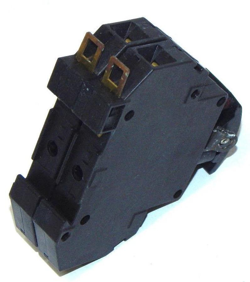 Used ALLEN BRADLEY 1492-GHD020 SER. A CIRCUIT BREAKER 2AMPS 250VAC, 65VDC