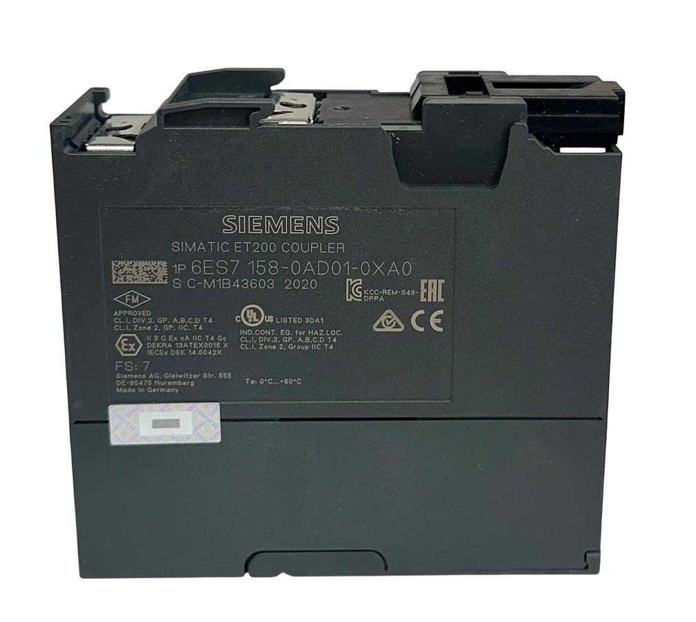 Used SIEMENS 6ES7 158-0AD01-0XA0 / 6ES71580AD010XA0 SIMATIC DP/PA ET200 COUPLER NSMP