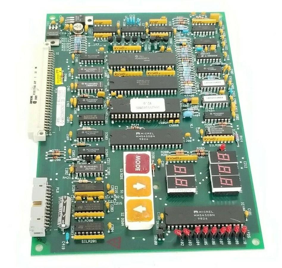 Used BOSTON FINCOR 106168601HM-D LOGIC CONTROL BOARD REV. D 106168601HM