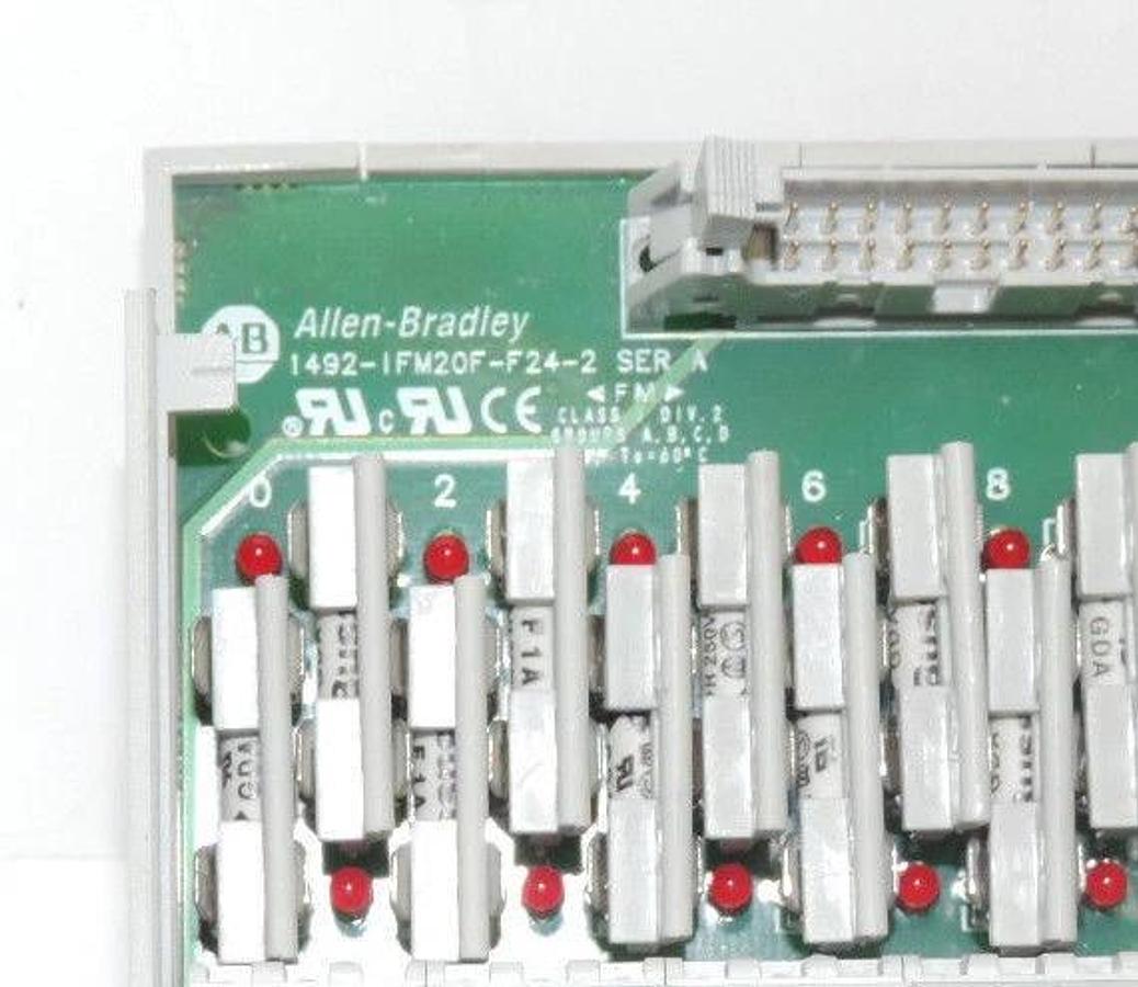 Used ALLEN BRADLEY 1492-IFM20F-F24-2 INTERFACE MODULE SER. A 20-POINT 1492IFM20FF242