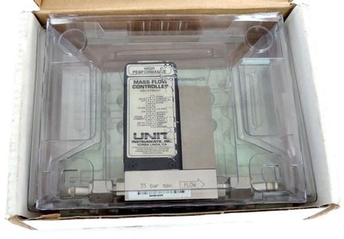 Used NIB UNIT INSTRUMENTS UFC-1200A MASS FLOW CONTROLLER 35 BAR MAX UFC1200A