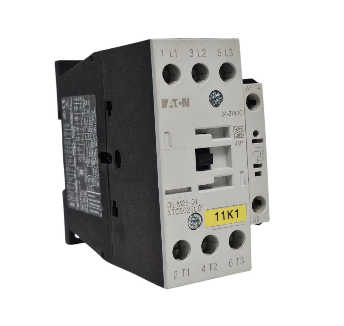 Used EATON CUTLER HAMMER DIL25-01 XTCE025C01A CONTACTOR