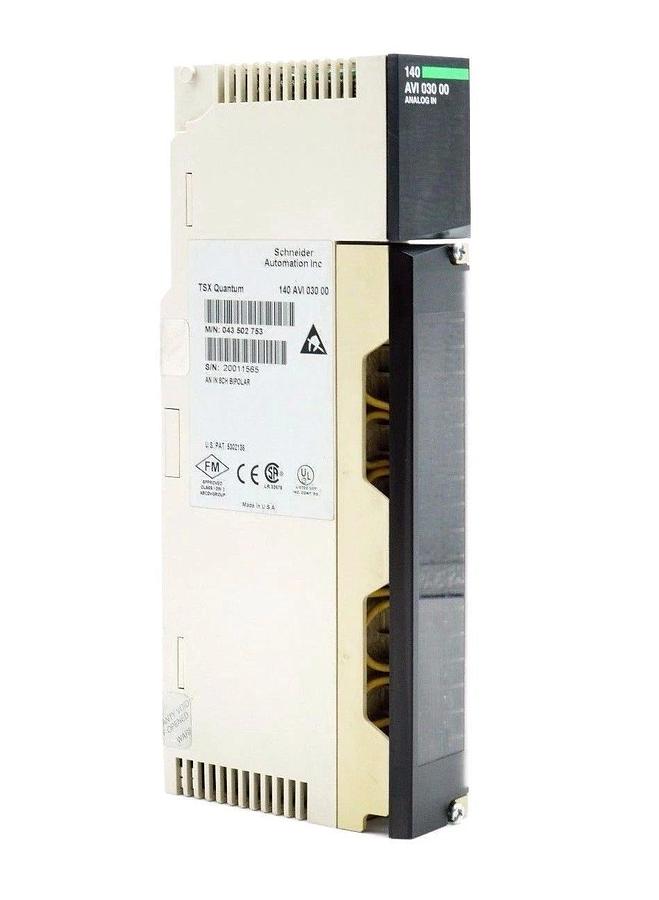 Used SCHNEIDER MODICON 140AVI03000 TSX QUANTUM ANALOG INPUT 043502753 140-AVI-030-00