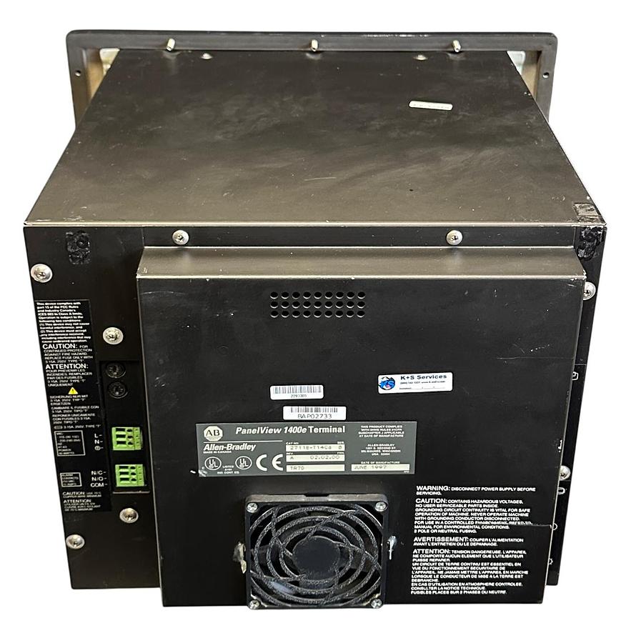 Used ALLEN BRADLEY 2711E-T14C6 /B PanelView 1400e TERMINAL TOUCH 115-230VAC REP