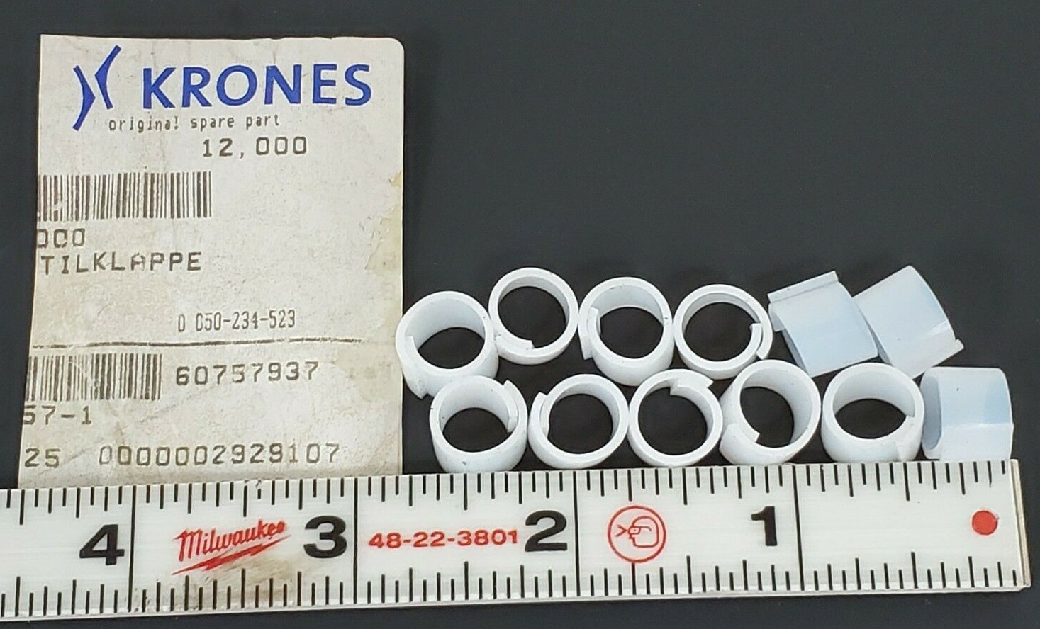 Used LOT OF 12 NEW KRONES 0-023-38-357-1 BUSHINGS 0023383571