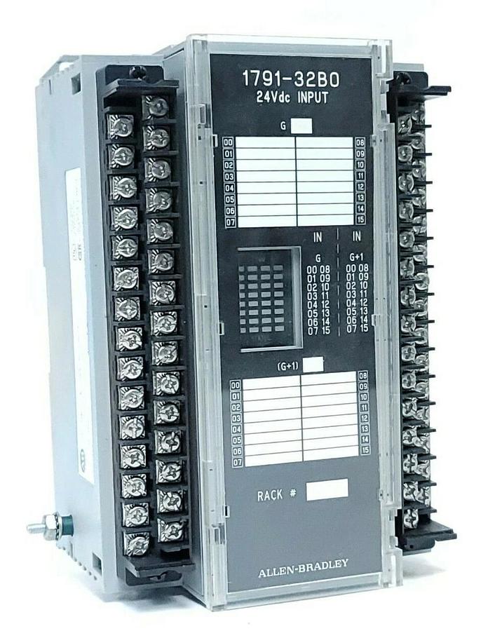 Used ALLEN BRADLEY 1791-32B0 I/O BLOCK 179132B0 24VDC INPUT SER. B