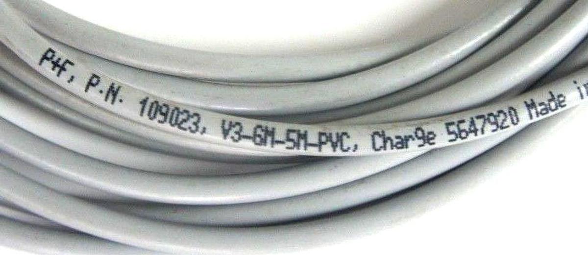 Used NEW PEPPERL FUCHS V3-GM-5M-PVC CABLE CONNECTOR 109023 V3GM5MPVC