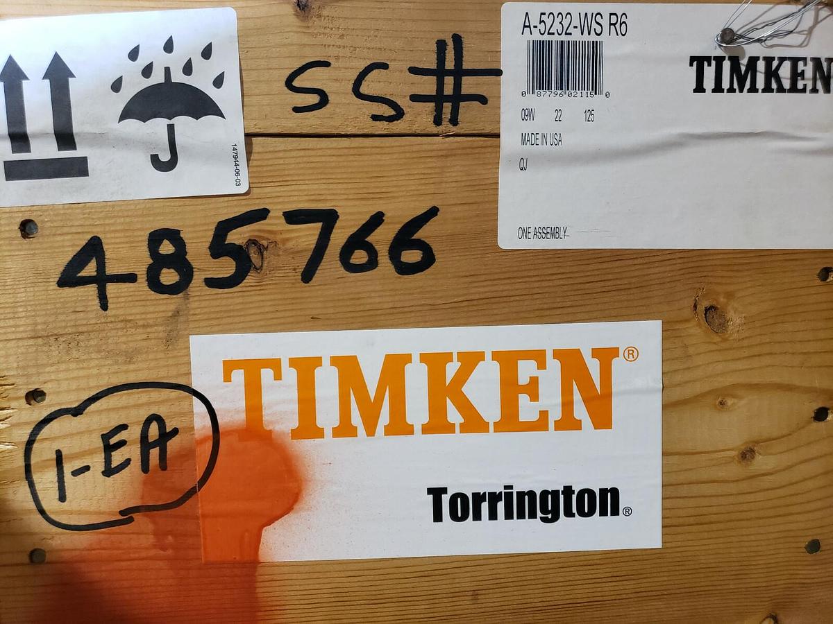 Used NEW TIMKEN A-5232-WS R6 CYLINDRICAL ROLLER BEARING A5232WSR6, 160x290x98.425mm