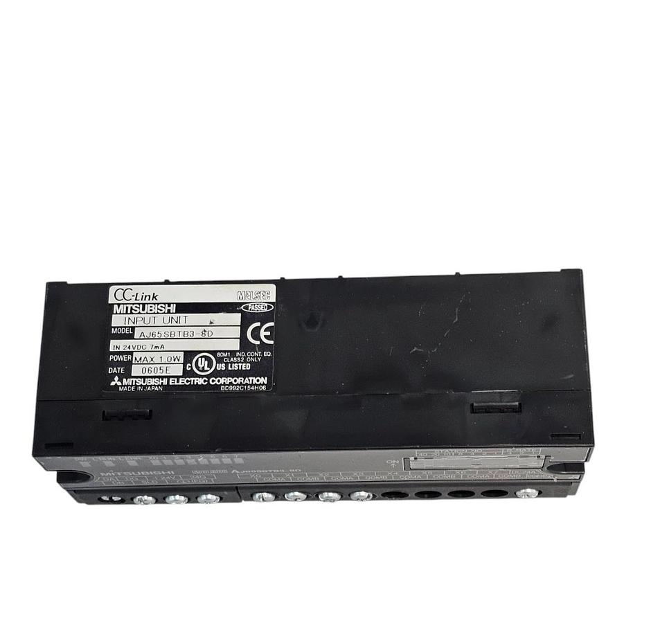 Used MITSUBISHI AJ65SBTB3-8D CC-LINK INPUT UNIT AJ65SBTB38D