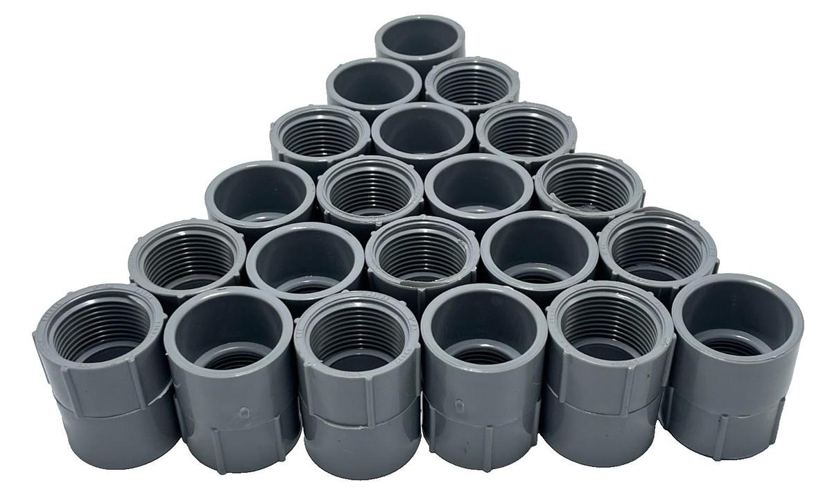 Used LOT OF 21 Carlon E942F 1" PVC Female Adapter Schedule 40/80 Conduit Fitting NSNP