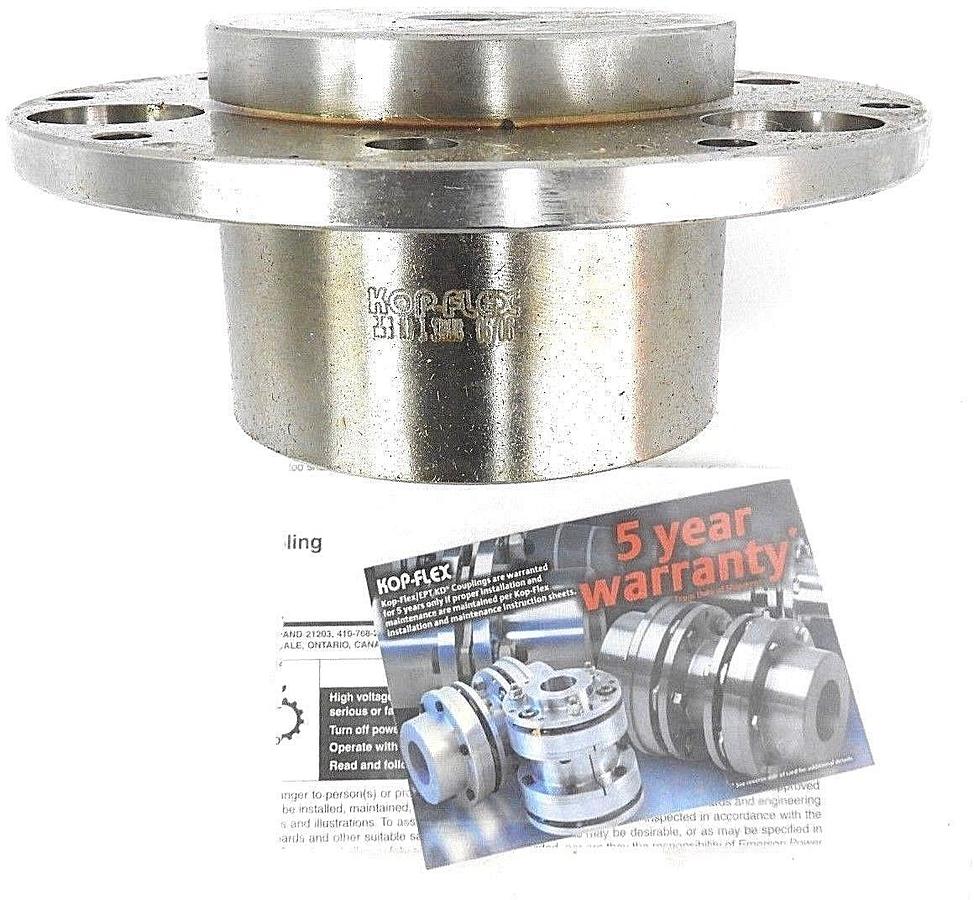 Used NIB EMERSON KOP-FLEX 253KD1SHUB HUB, SHAFT COUPLING, 3.25" BORE, 1967819