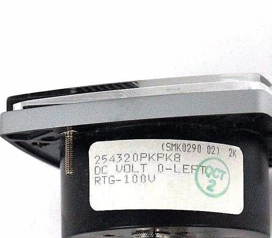 Used NIB YOKOGAWA 254320PKPK8 PANEL METER RTG-100V, 0-100V