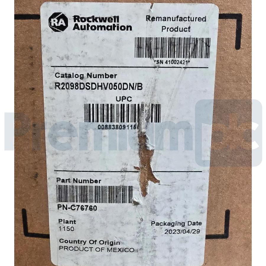 Refurbished Allen Bradley 2098-DSD-HV050-DN /B Ultra3000 DeviceNet Servo Drive 460V REMAN