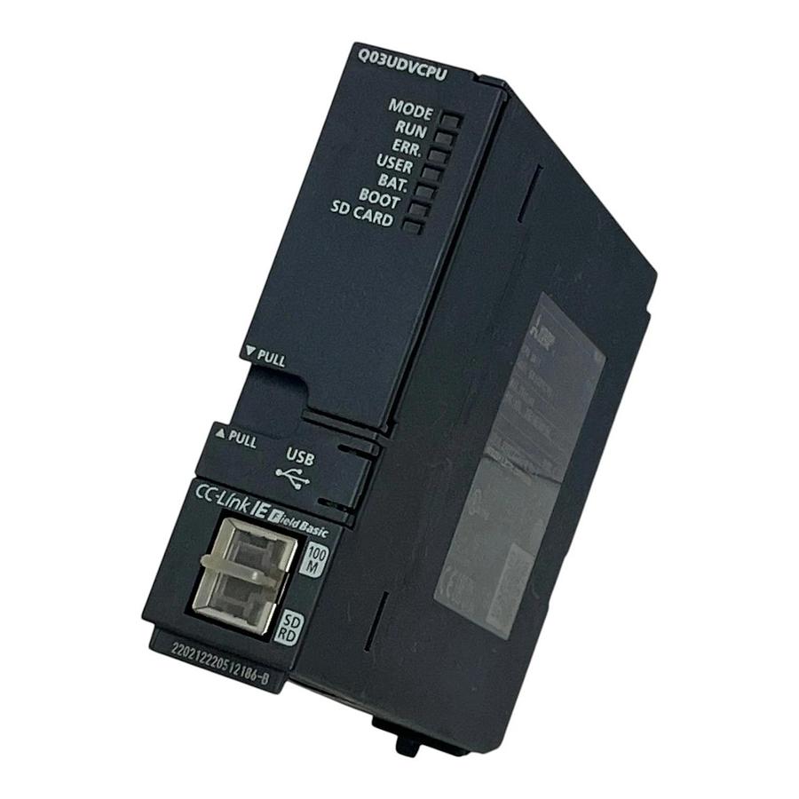 Used Mitsubishi Q03UDVCPU MELSEC-Q Series Universal PLC Processor Module