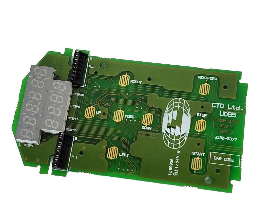 Used CONTROL TECHNIQUES 7004-0170 DRIVE INTERFACE DIGITAL DISPLAY 3130-0377