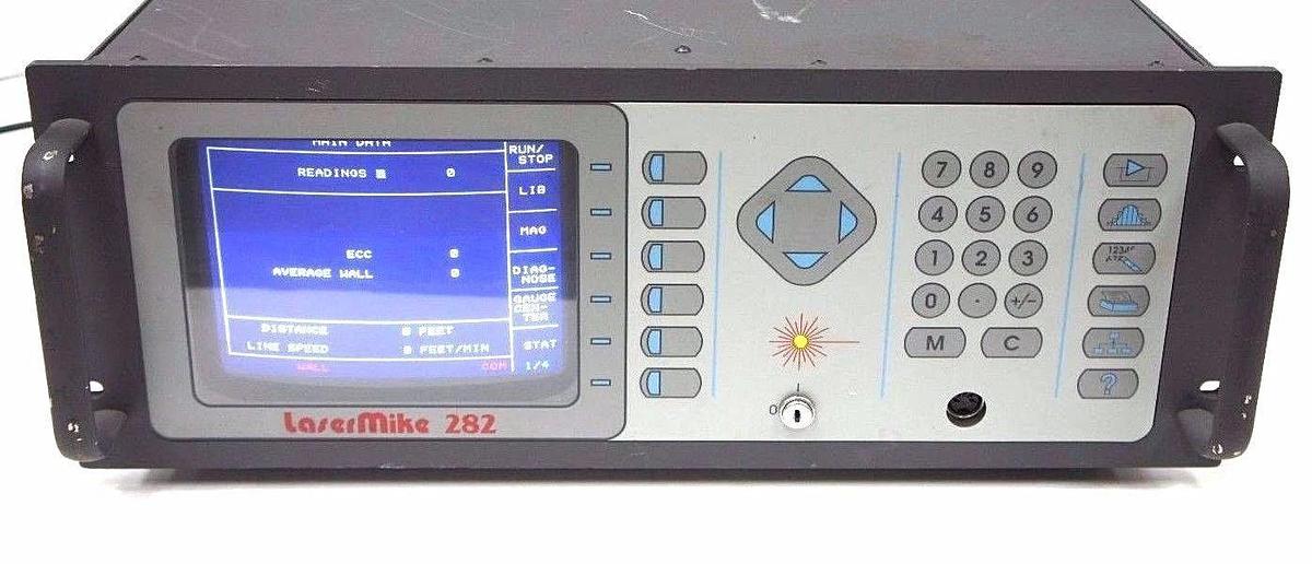 Used LASERMIKE 282 CONTROLLER UNIT 282-6001 AM4783 115VAC 4.0AMP 50/60HZ