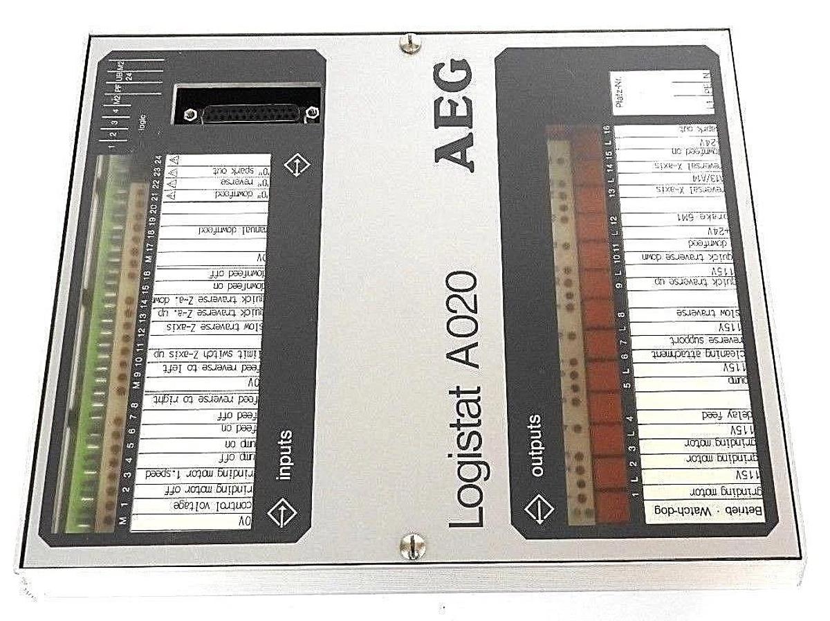 Refurbished AEG GOULD MODICON A020/E/24V 7628-042.200596.11 LOGISTAT EXTENSION 24V