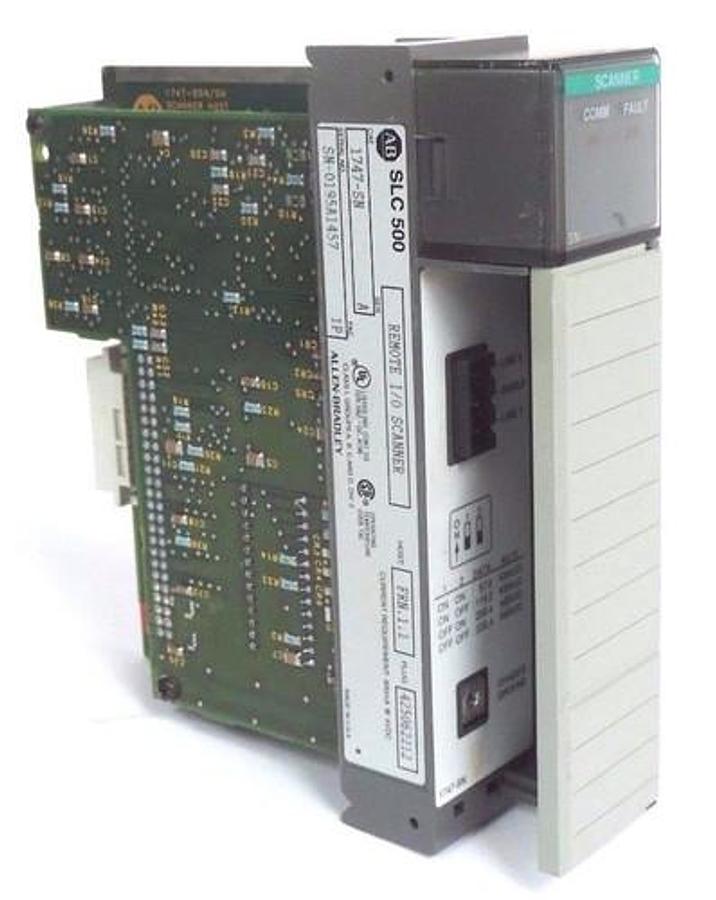 Used ALLEN BRADLEY 1747-SN REMOTE I/O SCANNER 1747SN SER. A FRN: 1.1