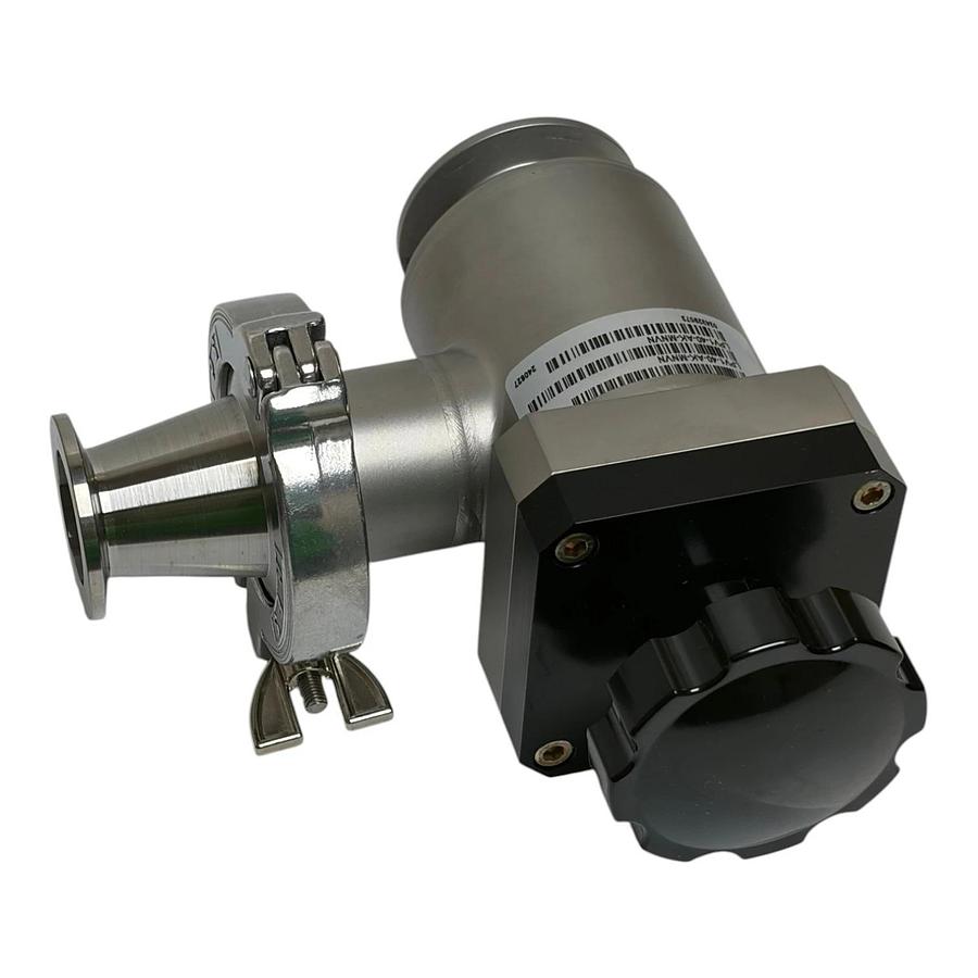MKS HPS LPV1-40-AK-MNVN Low Profile Vacuum Valve NW40 KF40 Stainless Manual