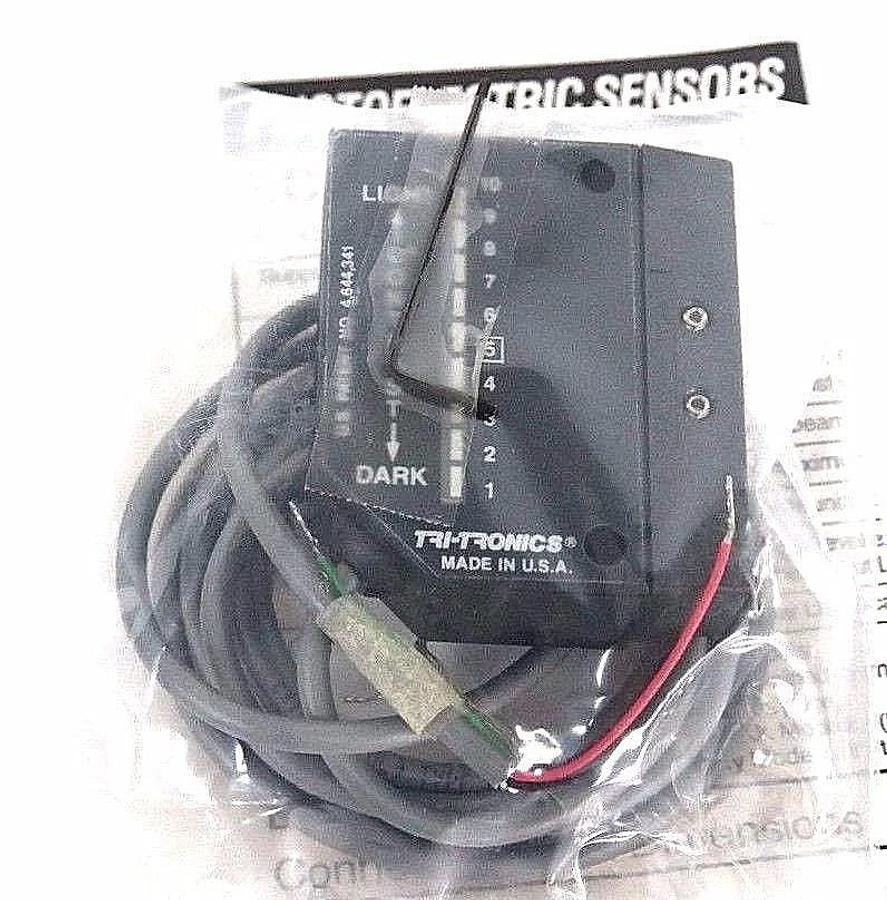 Used NIB TRI-TRONICS DCE2F1 FIBER OPTIC SENSOR W/ CONTRAST 15329 MODEL: DCE-2