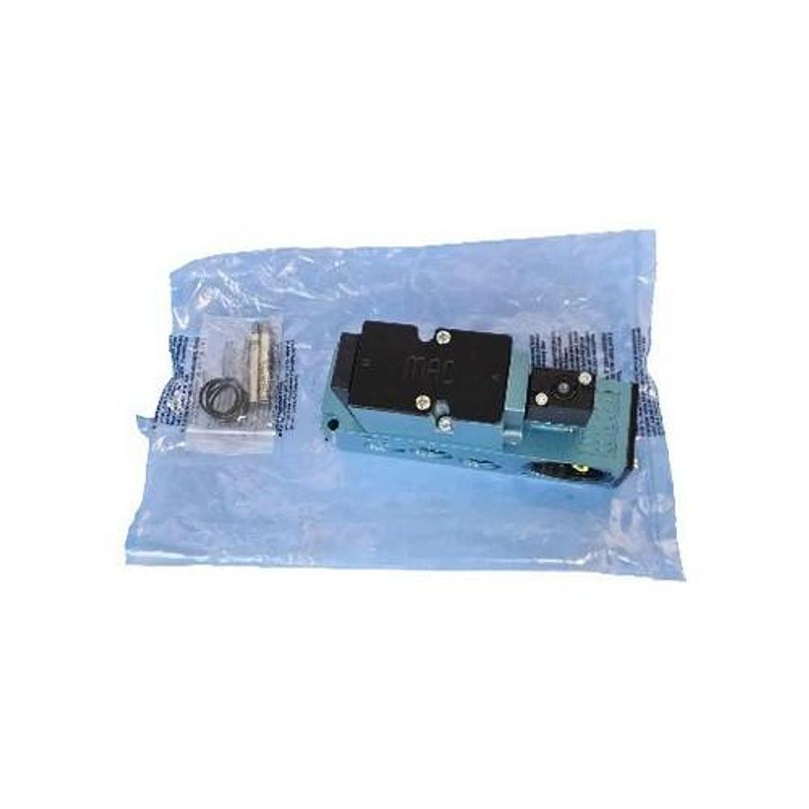 Used NEW MAC 82A-AA-BKA-TM-DAAP-1DA / 82A-AA-000-TM-DAAP-1DA SOLENOID VALVE AND BASE
