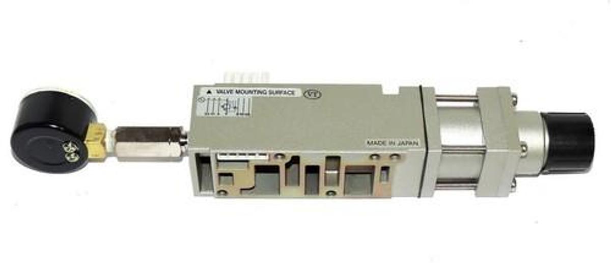NEW SMC NARB4000F-P VALVE WITH 150 PSI GAUGE NARB4000FP
