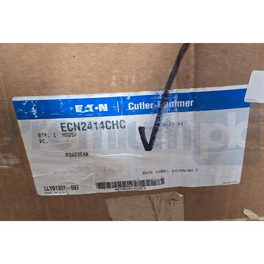 Used EATON CUTLER-HAMMER ECN2414CHC MODS: P3A23C40 NEMA MOTOR CONTROL W/ IQ504A NSMP