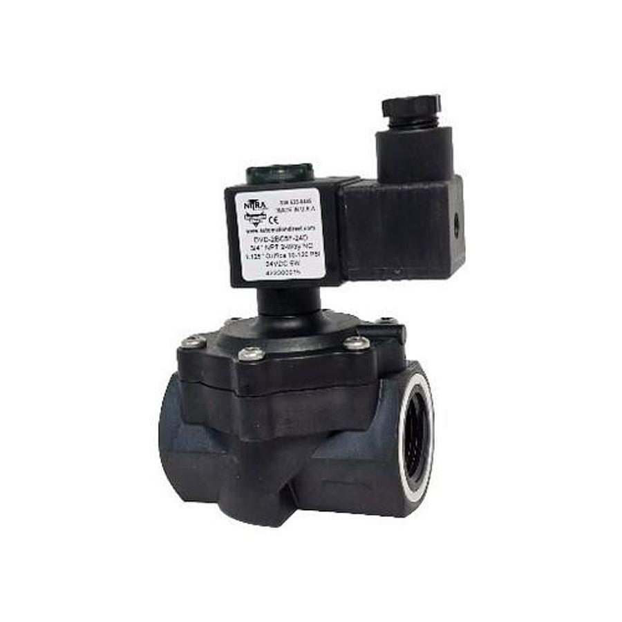 NIB AUTOMATION DIRECT NITRA DVD-2BC5F-24D SOLENOID VALVE 2-WAY 3/4'' NPT