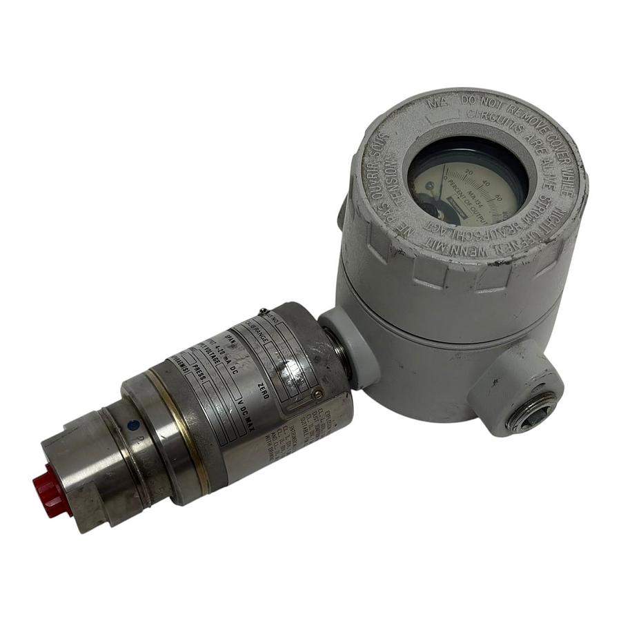 Used Schlumberger Statham PG3000-050-48 Pressure Transmitter 4-20mA 0/050 PSIG