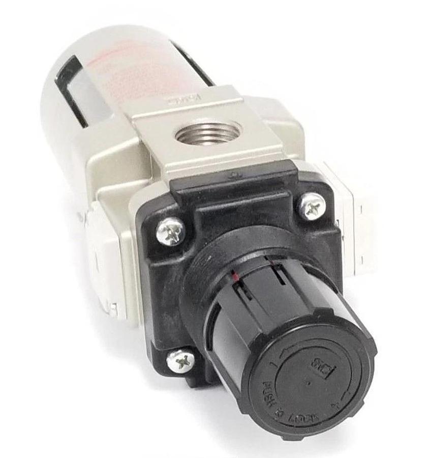 NEW SMC AW40-04E1 FILTER REGULATOR 0.05-0.85MPA W/ ISE35-N-25-M PRESSURE SWITCH
