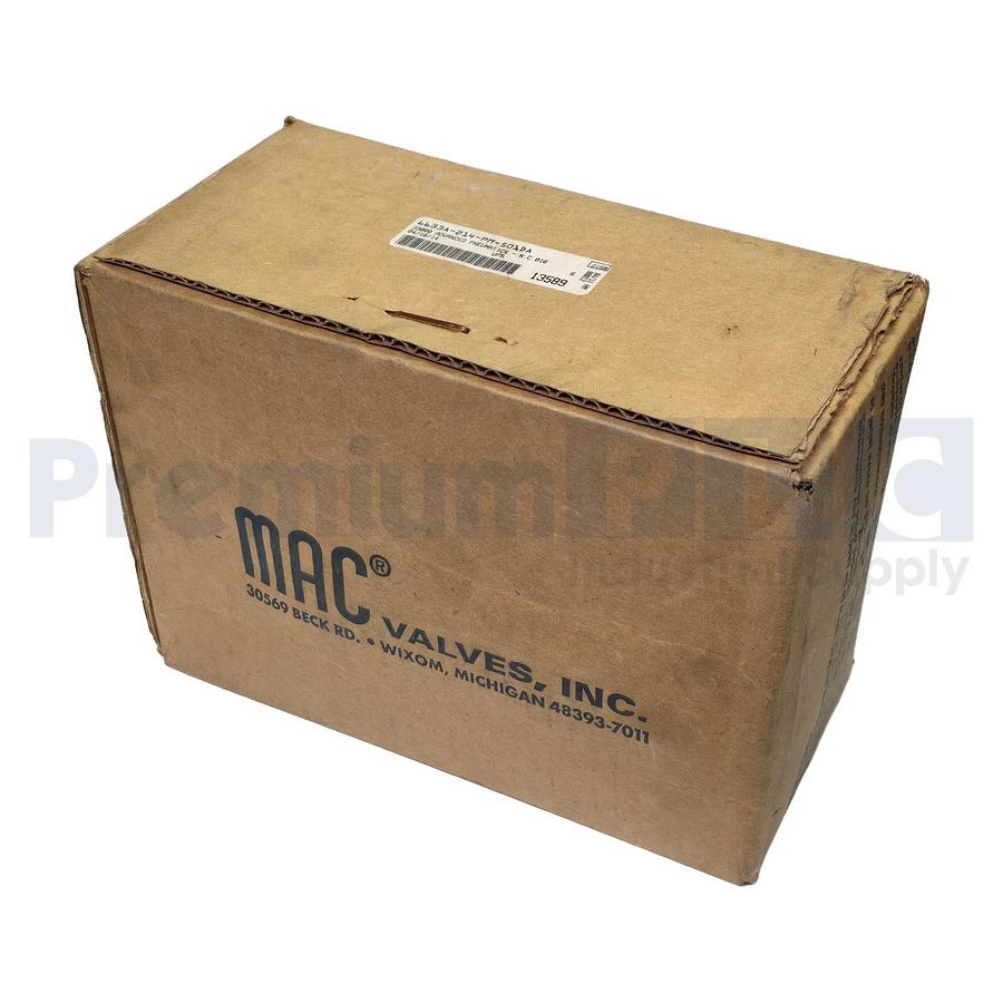 Used MAC 6633A-214-PM-501DA / 6633A214PM501DA SOLENOID VALVE 24VDC 6W COIL NSFS