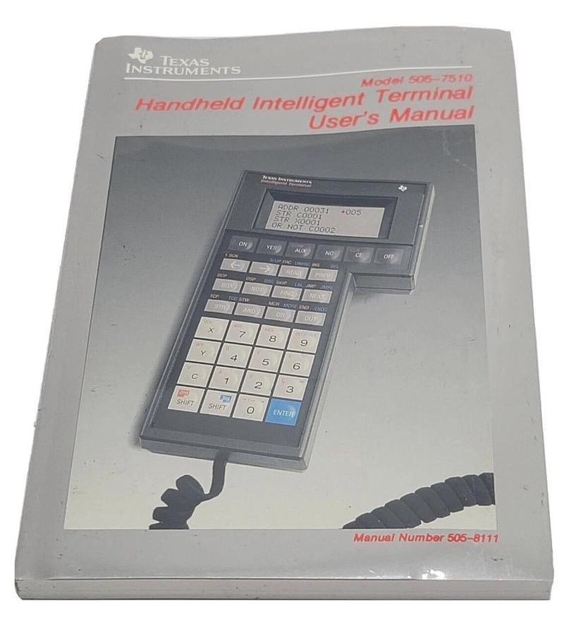 NIB TEXAS INSTRUMENTS 505-7510 HANDHELD INTELLIGENT TERMINAL 2586287-0001