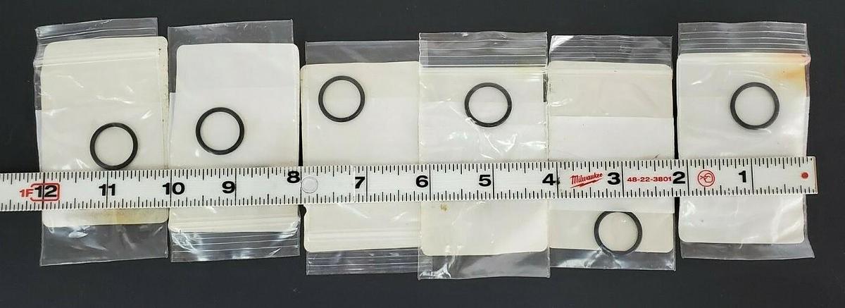 LOT OF 6 NEW HARDING OR 0001012 "O" RINGS