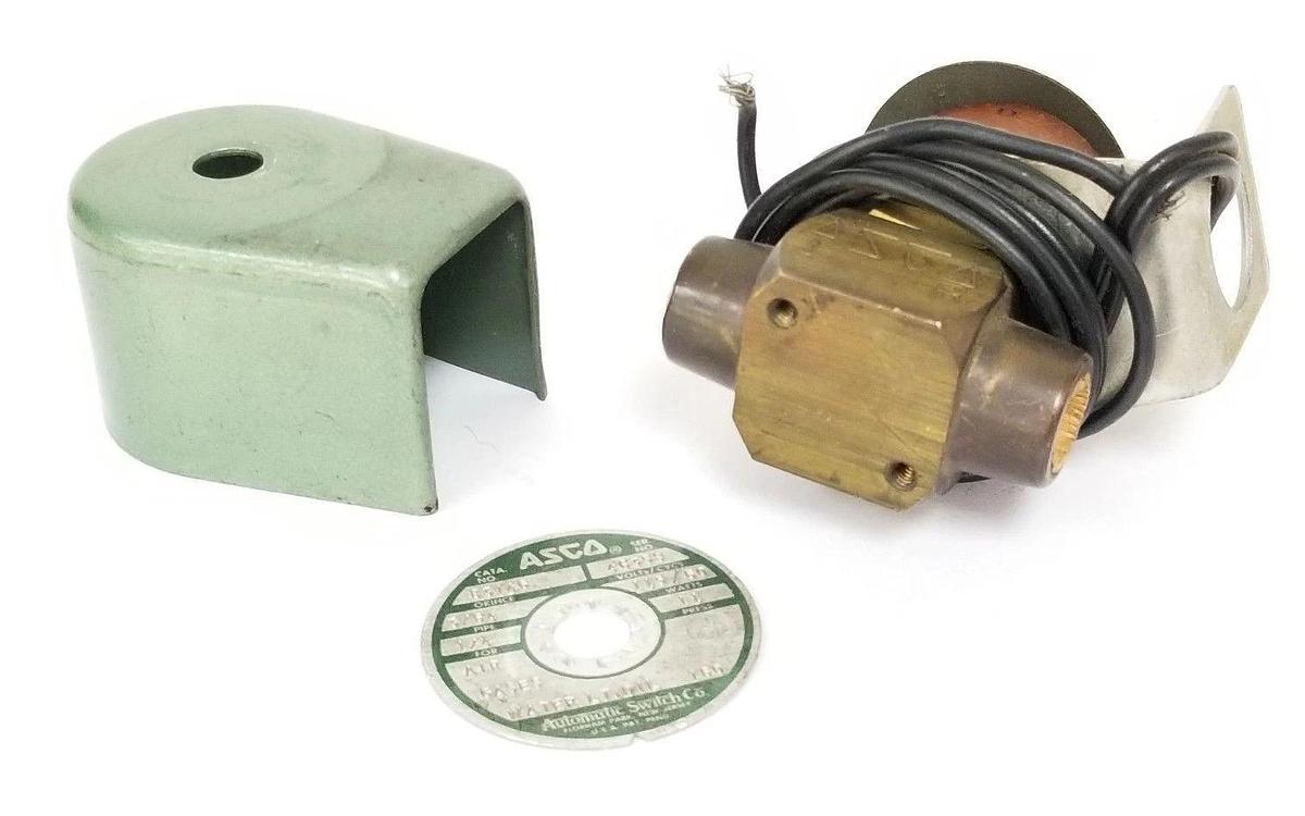 Used ASCO 83146 VALVE 1/4'' PIPE 11W, WITH 27-462-1 COIL