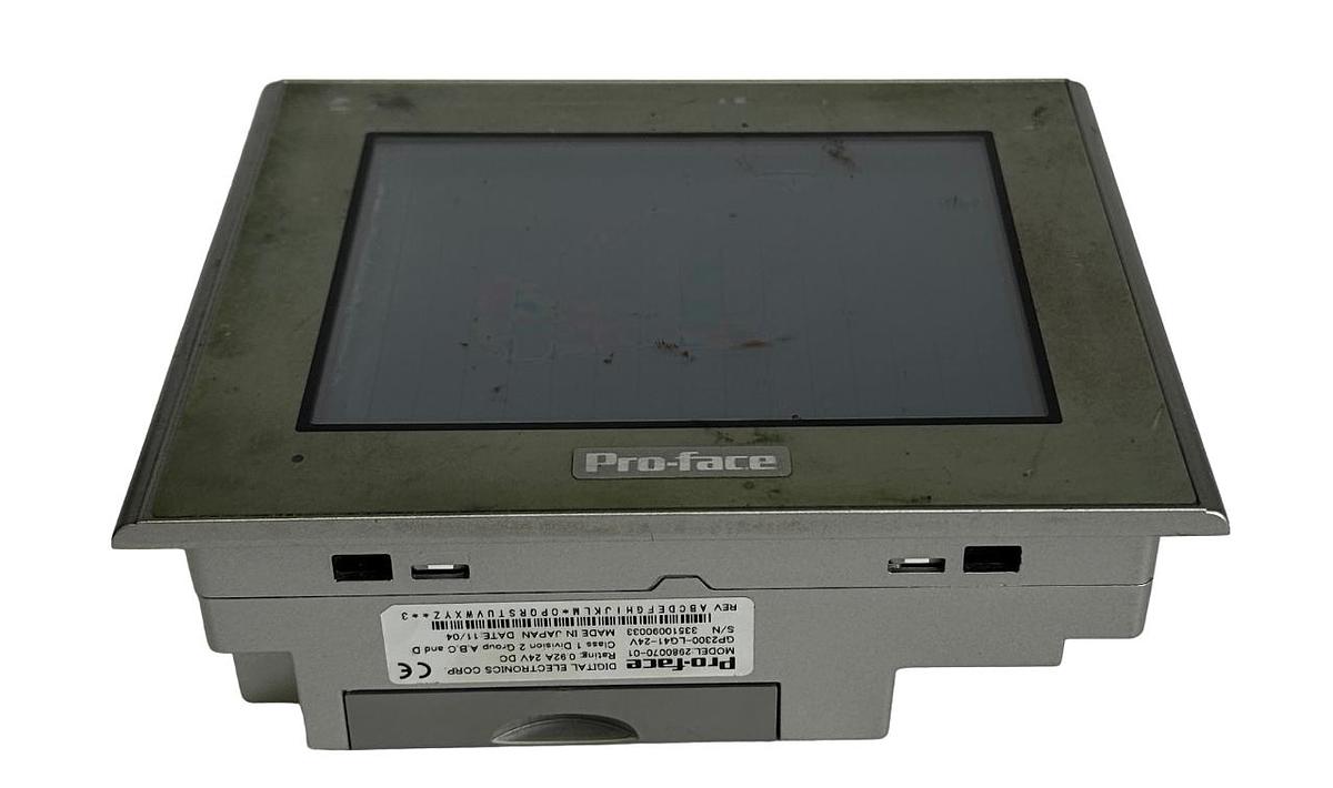 Used PROFACE GP2300-LG41-24V / 2980070-01 GP2000 OPERATOR INTERFACE HMI 24VDC 0.92A