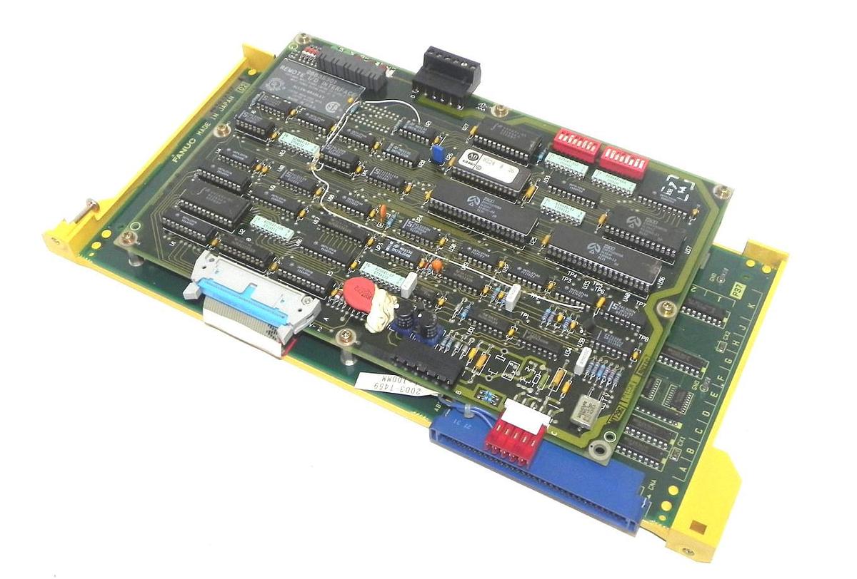Used FANUC A16B-2200-0431/03A RIO MOTHERBOARD W/ ALLEN BRADLEY 96635301 I/O INTERFACE